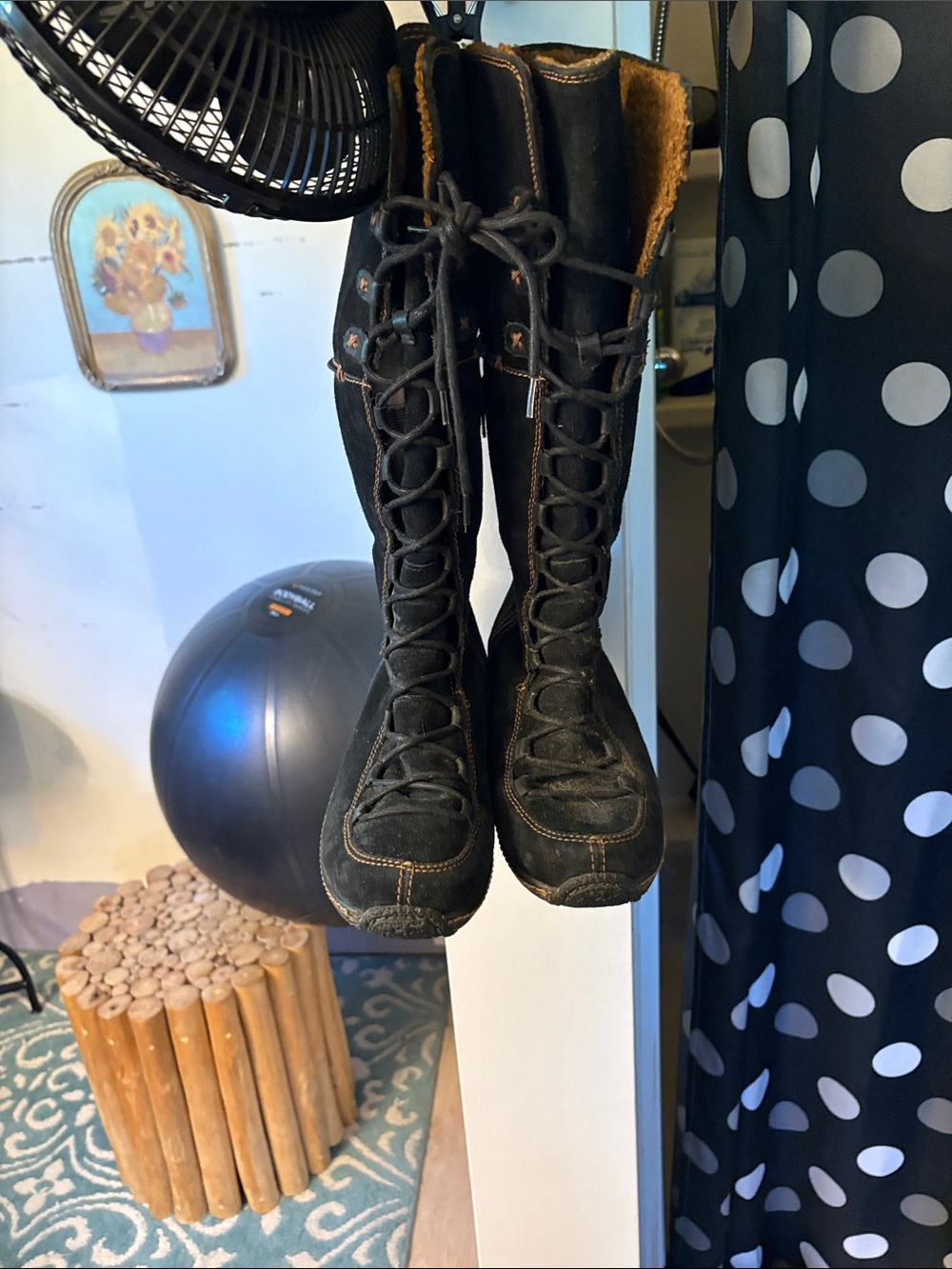 Timberland’s Tall Black Lace-Up suede Women's Winter Boots